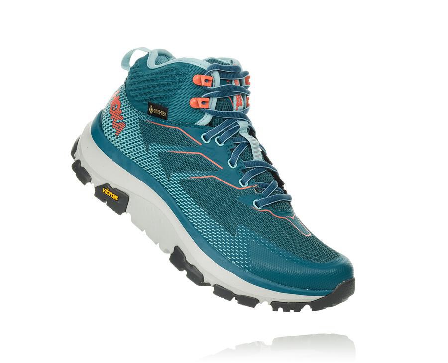 Hoka One One Wandelschoenen Dames - Toa Gore-Tex - Turquoise - IK5169740